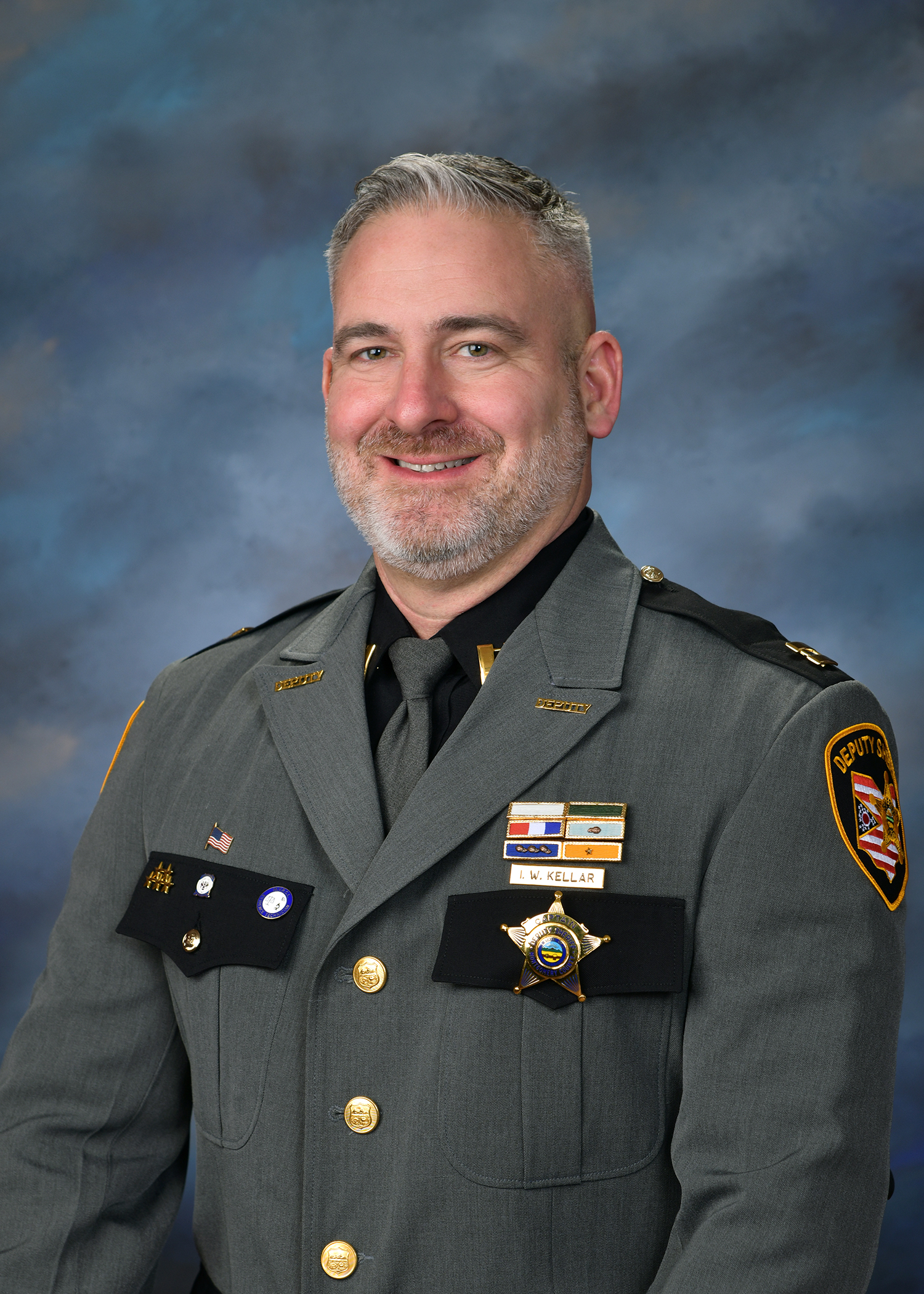 Montgomery County Sheriff’s Office Captain Isaiah Kellar in uniform portrait